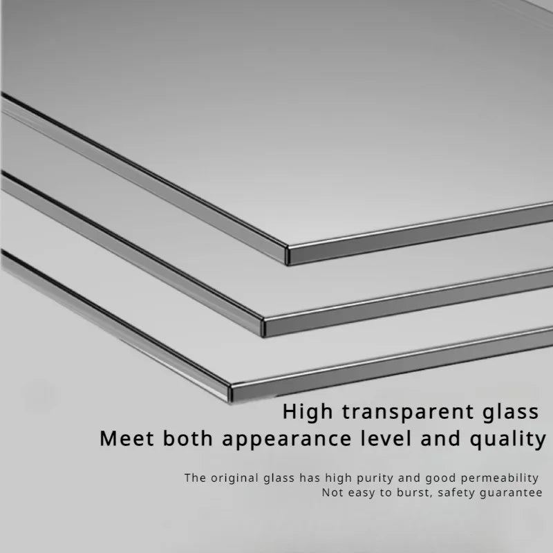 Desktop Screen Monitor Tempered Glass Bracket Black Rack
