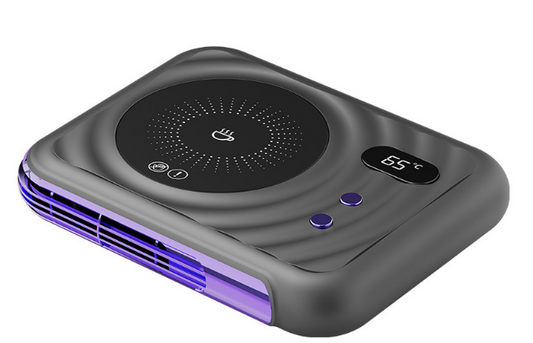 2-in-1 Warmluftgebläse für Zuhause und beheizte Untertasse