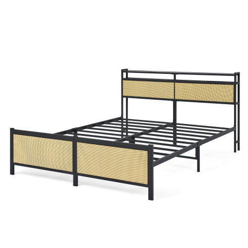 Iron Bed Frame, Metal Bed Frame, Wrought Iron Bed Frame, Iron Platform Bed Frame
