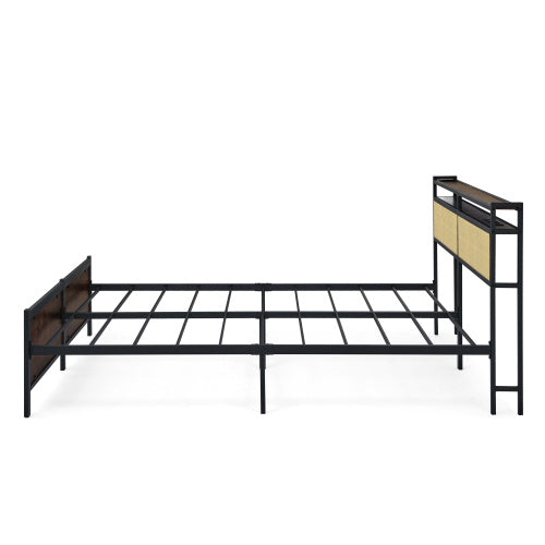 Iron Bed Frame, Metal Bed Frame, Wrought Iron Bed Frame, Iron Platform Bed Frame